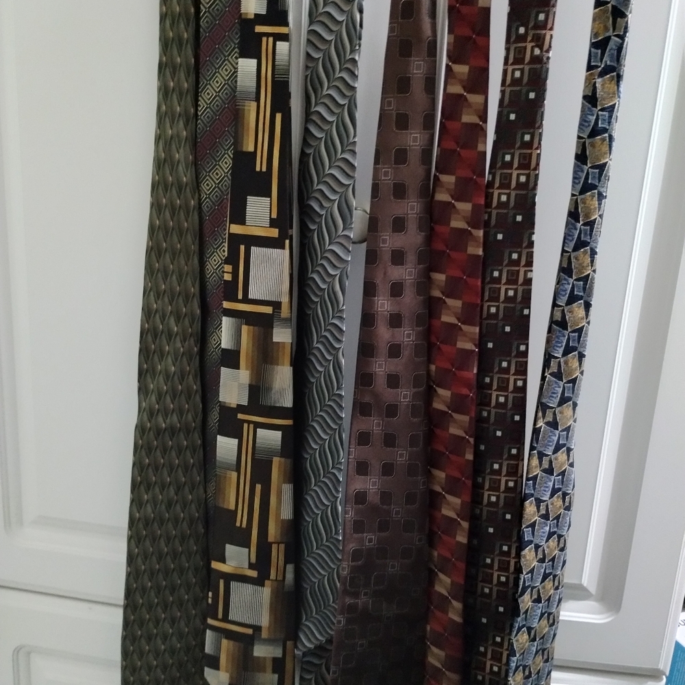 13 Men's Patterned Ties Set - Multicolor - Picture 4 of 5